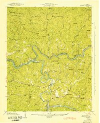 preview thumbnail of historical topo map of Swain County, NC in 1941