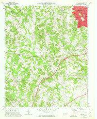 preview thumbnail of historical topo map of Kannapolis, NC in 1969