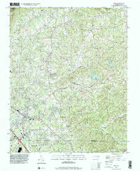 Download a high-resolution, GPS-compatible USGS topo map for King, NC (2001 edition)