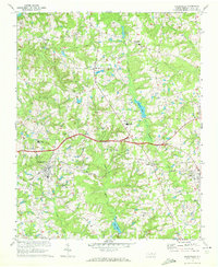 Download a high-resolution, GPS-compatible USGS topo map for Knightdale, NC (1972 edition)