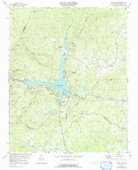 Download a high-resolution, GPS-compatible USGS topo map for Lake Lure, NC (1992 edition)