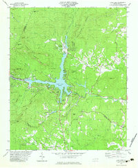 Download a high-resolution, GPS-compatible USGS topo map for Lake Lure, NC (1983 edition)