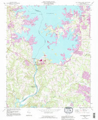 Download a high-resolution, GPS-compatible USGS topo map for Lake Norman South, NC (1996 edition)