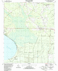 Download a high-resolution, GPS-compatible USGS topo map for Lake Waccamaw East, NC (1986 edition)