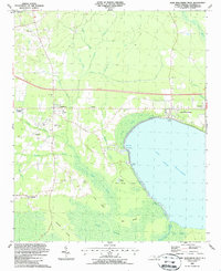 preview thumbnail of historical topo map of Columbus County, NC in 1987