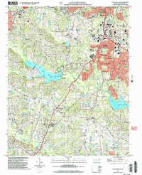 Download a high-resolution, GPS-compatible USGS topo map for Lake Wheeler, NC (2004 edition)