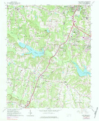 Download a high-resolution, GPS-compatible USGS topo map for Lake Wheeler, NC (1984 edition)