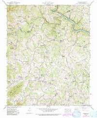 Download a high-resolution, GPS-compatible USGS topo map for Leicester, NC (1991 edition)