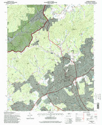 Download a high-resolution, GPS-compatible USGS topo map for Lenoir, NC (1998 edition)