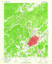 Download a high-resolution, GPS-compatible USGS topo map for Lenoir, NC (1965 edition)