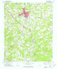 Download a high-resolution, GPS-compatible USGS topo map for Liberty, NC (1977 edition)