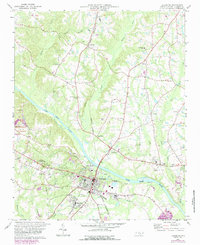 Download a high-resolution, GPS-compatible USGS topo map for Lillington, NC (1987 edition)