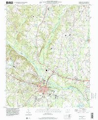 Download a high-resolution, GPS-compatible USGS topo map for Lillington, NC (2000 edition)