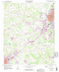 Download a high-resolution, GPS-compatible USGS topo map for Lincolnton West, NC (1996 edition)