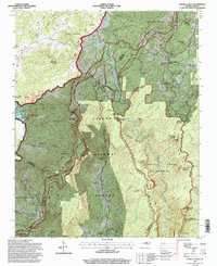 Download a high-resolution, GPS-compatible USGS topo map for Linville Falls, NC (1998 edition)