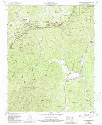 preview thumbnail of historical topo map of McDowell County, NC in 1960