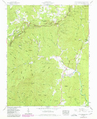 preview thumbnail of historical topo map of McDowell County, NC in 1960