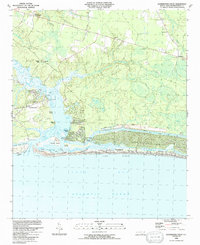 Download a high-resolution, GPS-compatible USGS topo map for Lockwoods Folly, NC (1991 edition)