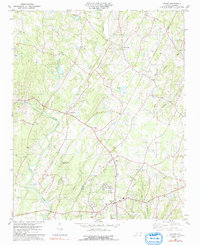 Download a high-resolution, GPS-compatible USGS topo map for Locust, NC (1992 edition)