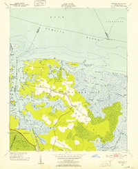 Download a high-resolution, GPS-compatible USGS topo map for Lowland, NC (1952 edition)