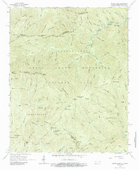 Download a high-resolution, GPS-compatible USGS topo map for Luftee Knob, NC (1987 edition)