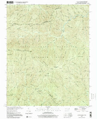Download a high-resolution, GPS-compatible USGS topo map for Luftee Knob, NC (2001 edition)