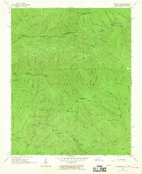 Download a high-resolution, GPS-compatible USGS topo map for Luftee Knob, NC (1967 edition)
