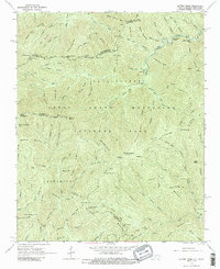 Download a high-resolution, GPS-compatible USGS topo map for Luftee Knob, NC (1974 edition)