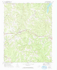 Download a high-resolution, GPS-compatible USGS topo map for Macon, NC (1973 edition)