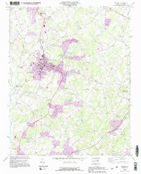Download a high-resolution, GPS-compatible USGS topo map for Maiden, NC (1996 edition)