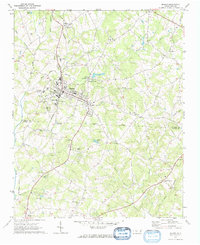 Download a high-resolution, GPS-compatible USGS topo map for Maiden, NC (1972 edition)