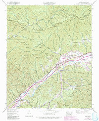 Download a high-resolution, GPS-compatible USGS topo map for Marble, NC (1991 edition)