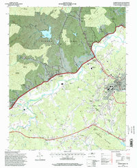 Download a high-resolution, GPS-compatible USGS topo map for Marion West, NC (1998 edition)