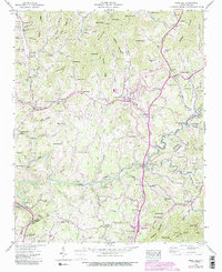 Download a high-resolution, GPS-compatible USGS topo map for Mars Hill, NC (1990 edition)