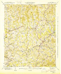Download a high-resolution, GPS-compatible USGS topo map for Mars Hill, NC (1947 edition)