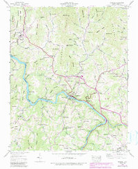 Download a high-resolution, GPS-compatible USGS topo map for Marshall, NC (1990 edition)
