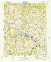 Download a high-resolution, GPS-compatible USGS topo map for Marshall, NC (1957 edition)