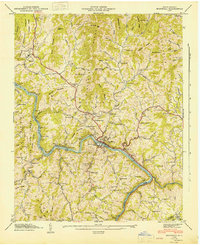 Download a high-resolution, GPS-compatible USGS topo map for Marshall, NC (1947 edition)