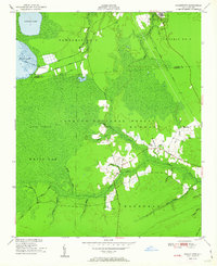 preview thumbnail of historical topo map of Carteret County, NC in 1951
