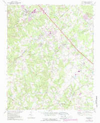 Download a high-resolution, GPS-compatible USGS topo map for Matthews, NC (1988 edition)