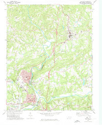 Download a high-resolution, GPS-compatible USGS topo map for Mayodan, NC (1974 edition)
