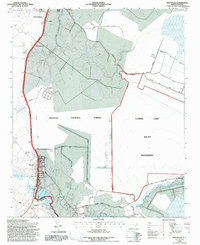 Download a high-resolution, GPS-compatible USGS topo map for Maysville, NC (1997 edition)