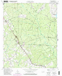 1948 Map of Moore County, NC, 1998 Print