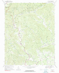 Download a high-resolution, GPS-compatible USGS topo map for Mc Grady, NC (1990 edition)
