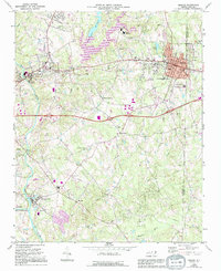 Download a high-resolution, GPS-compatible USGS topo map for Mebane, NC (1994 edition)