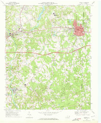 Download a high-resolution, GPS-compatible USGS topo map for Mebane, NC (1972 edition)