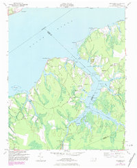 1949 Map of Merrimon, 1983 Print