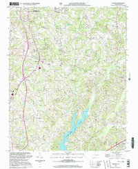 Download a high-resolution, GPS-compatible USGS topo map for Midway, NC (2003 edition)