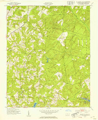 Download a high-resolution, GPS-compatible USGS topo map for Millstone Lake, NC (1953 edition)