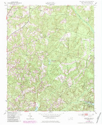 Download a high-resolution, GPS-compatible USGS topo map for Millstone Lake, NC (1984 edition)